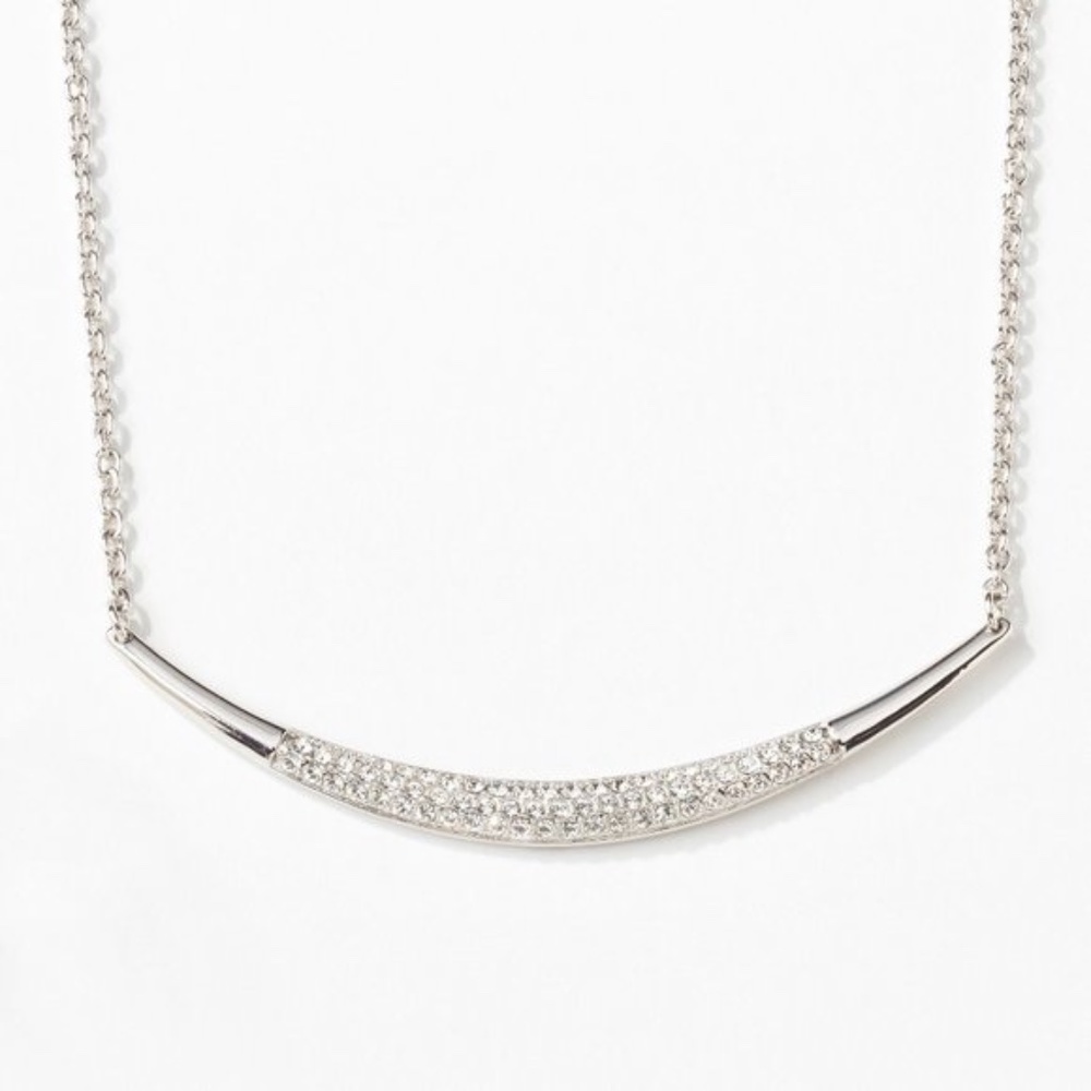 Touchstone Crystal Curved Collar Necklace